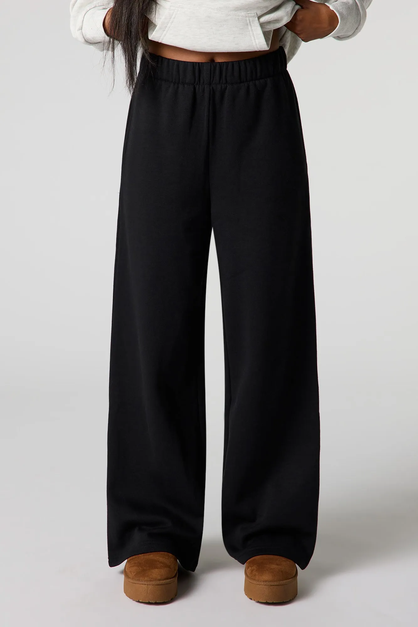 Wide Leg Fleece Sweatpant sold by Urban Planet product image thumbnail 5