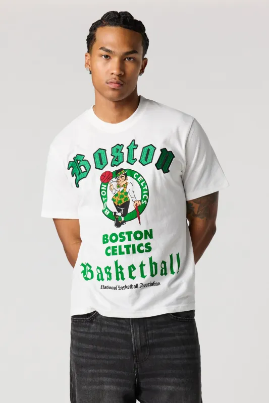 Boston Celtics Embroidered Graphic T-Shirt sold by Urban Planet
