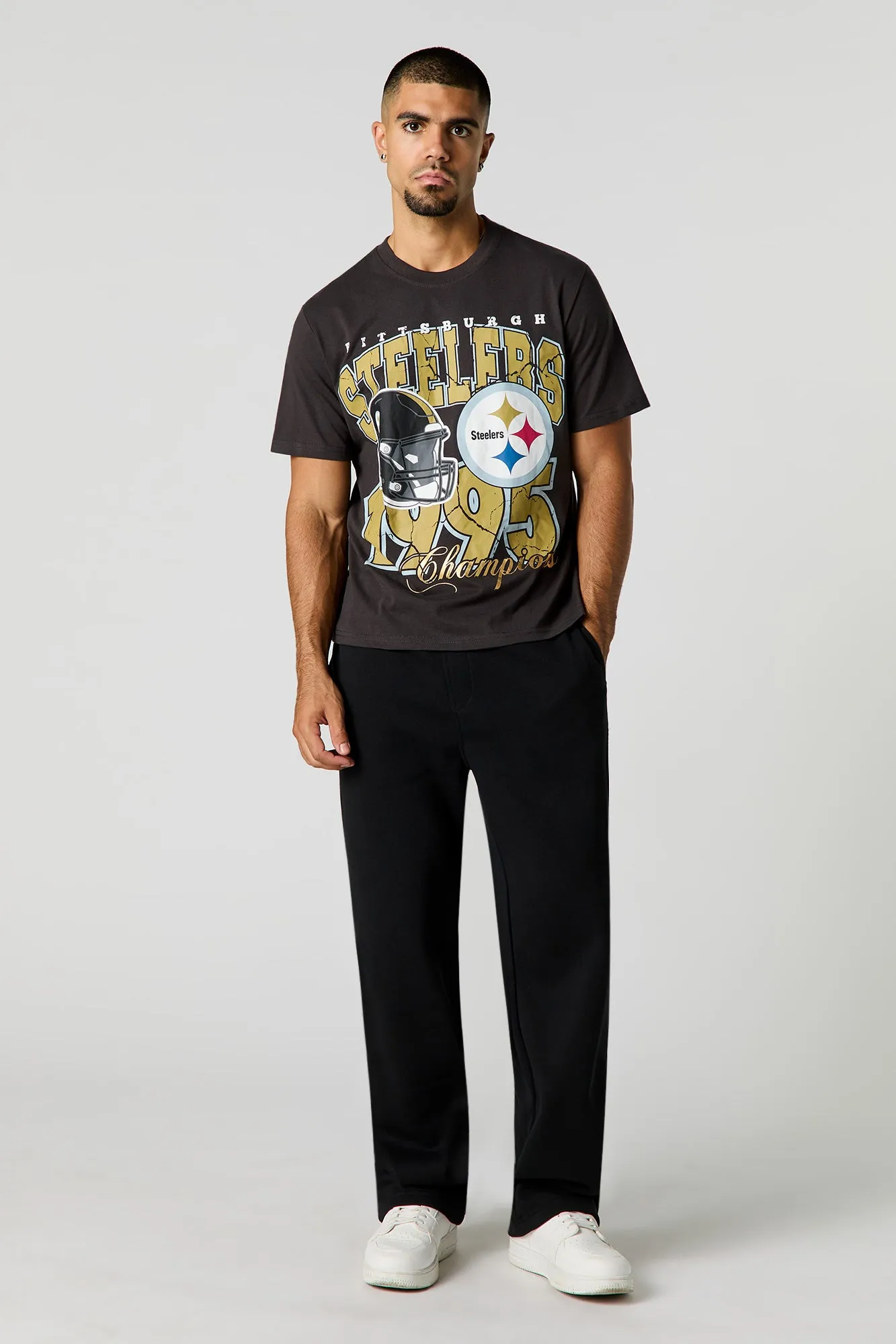 Pittsburgh Steelers Graphic T-Shirt sold by Urban Planet product image thumbnail 3