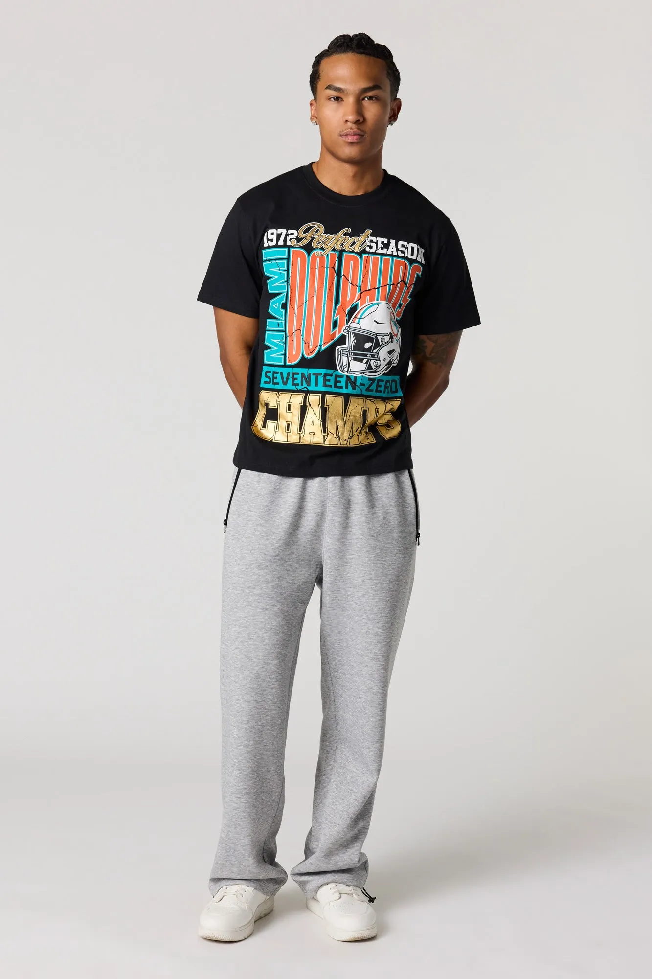 Miami Dolphins Graphic T-Shirt sold by Urban Planet product image thumbnail 3