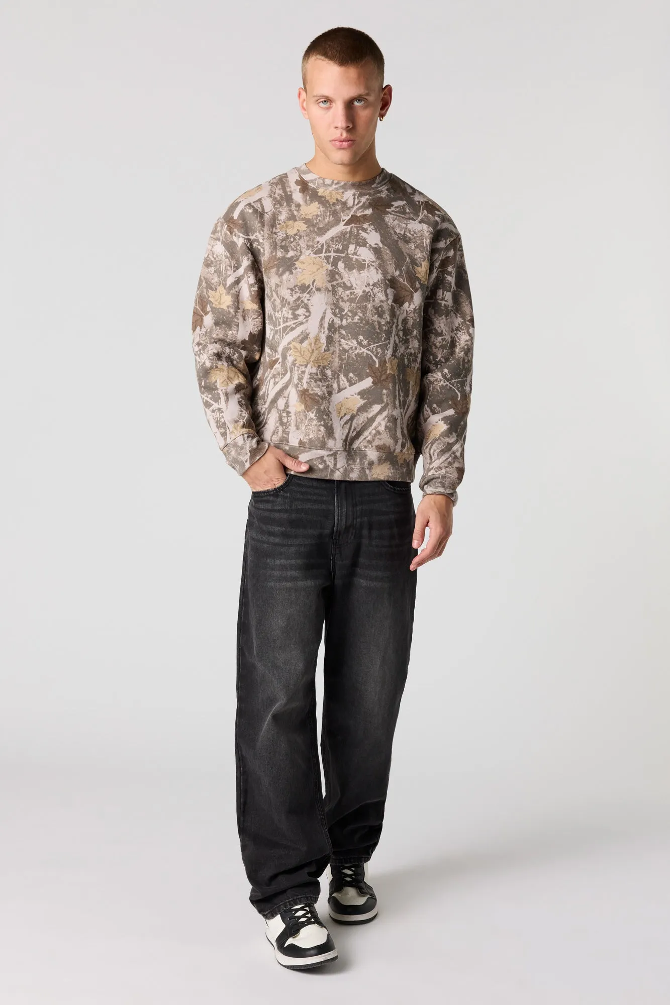 Premium Heavy Weight Fleece Crewneck Sweatshirt sold by Urban Planet product image thumbnail 3