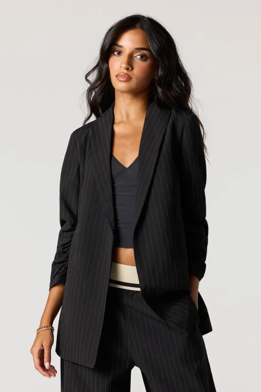 Striped Crepe Blazer sold by Urban Planet