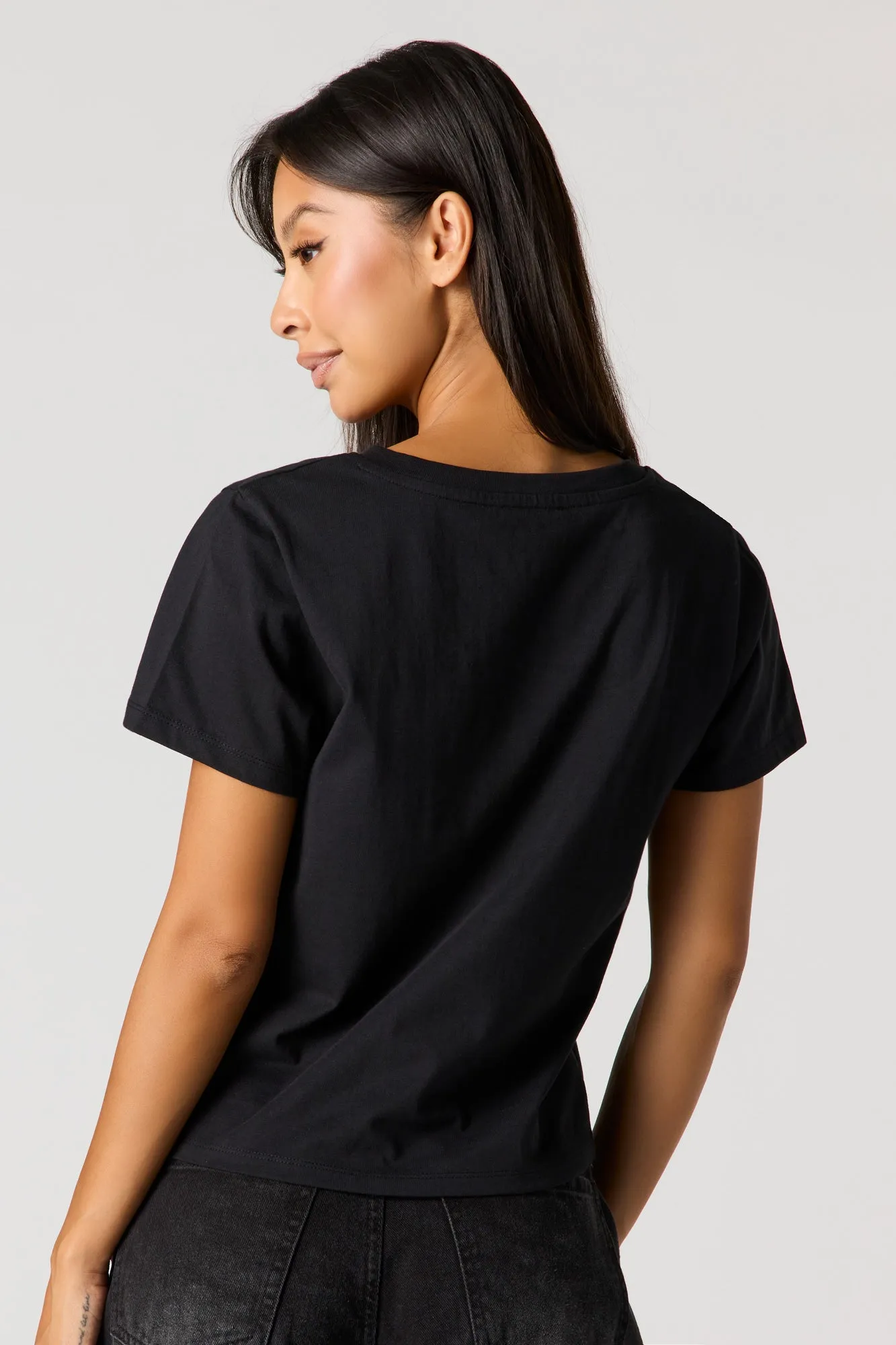 Relaxed V-Neck T-Shirt sold by Urban Planet product image thumbnail 5