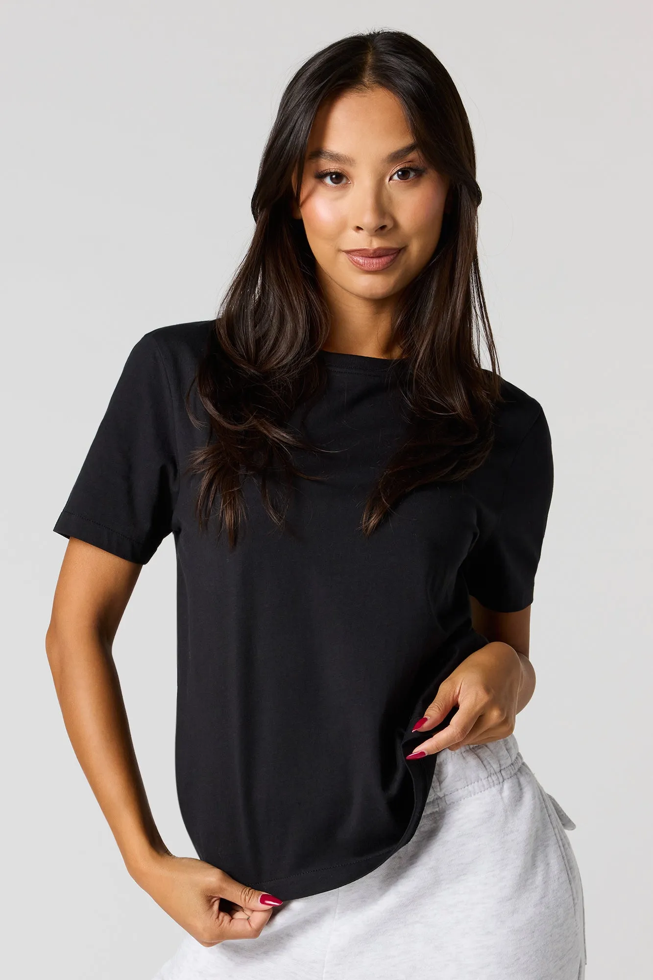 Relaxed Crewneck T-Shirt sold by Urban Planet product image thumbnail 4