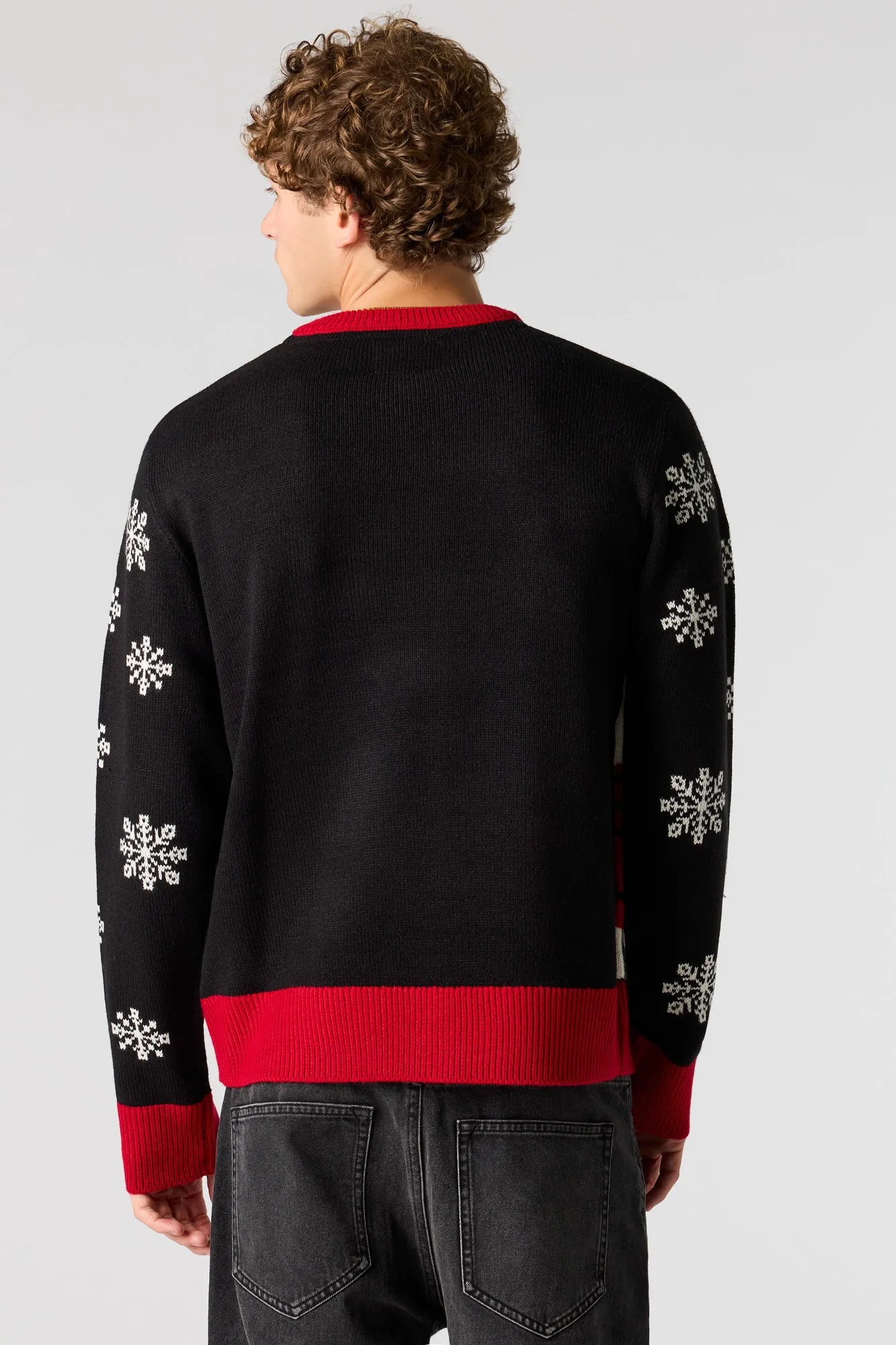 Bad Santa Light-Up Christmas Sweater sold by Urban Planet product image thumbnail 2