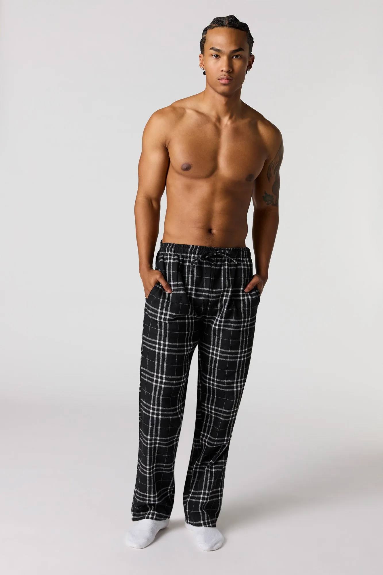 Flannel Plaid Pajama Pant sold by Urban Planet product image thumbnail 5