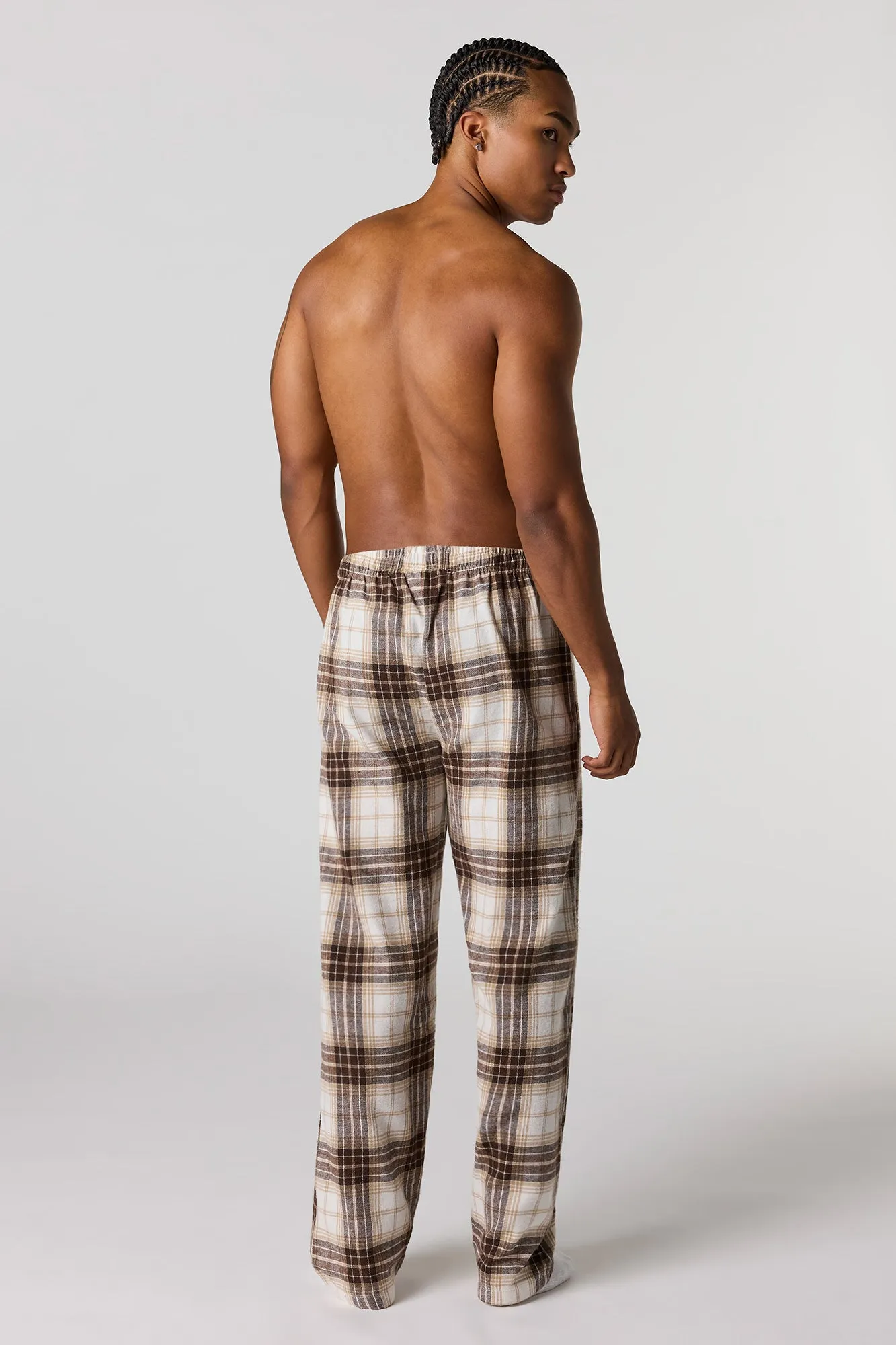 Flannel Plaid Pajama Pant sold by Urban Planet product image thumbnail 3