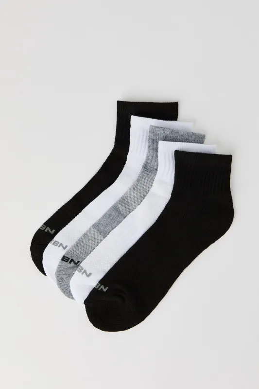 Athletic Quarter Socks (5 Pack) sold by Urban Planet
