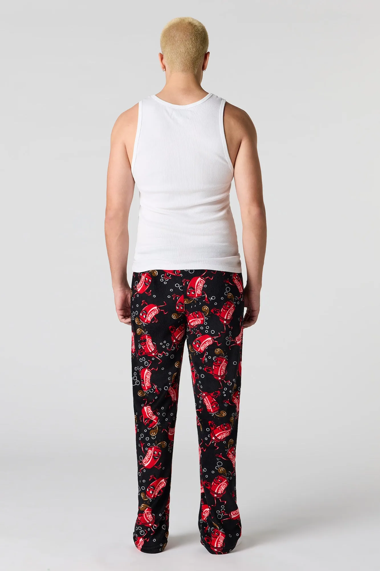 Coke Printed Plush Pajama Pant sold by Urban Planet product image thumbnail 3