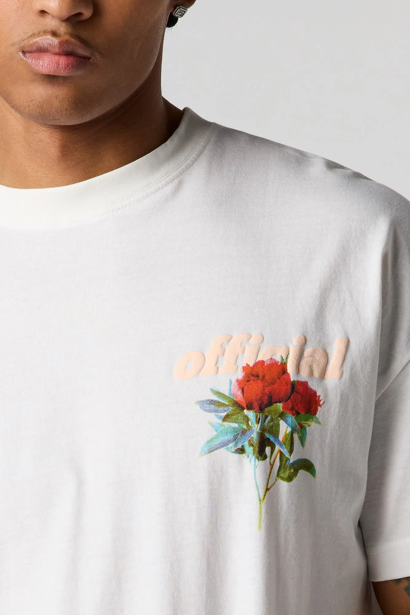 Official Puff Print Relaxed T-Shirt sold by Urban Planet product image thumbnail 4