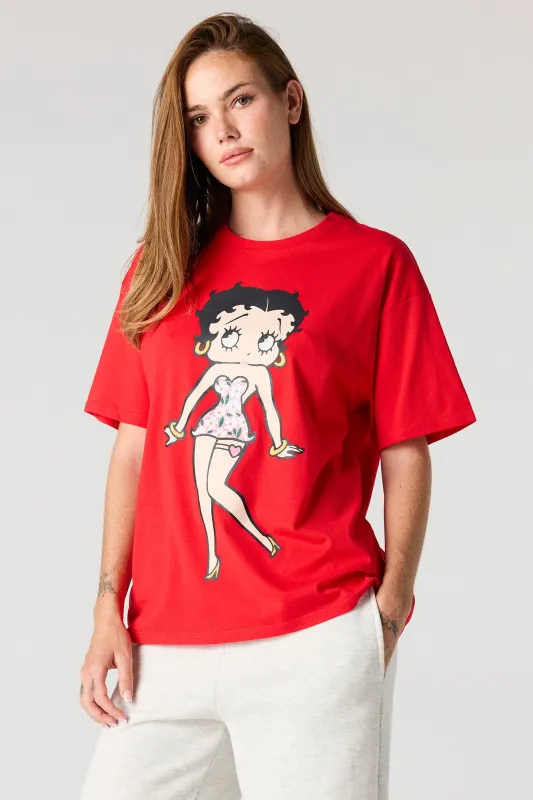Betty Boop Graphic Boyfriend T-Shirt sold by Urban Planet