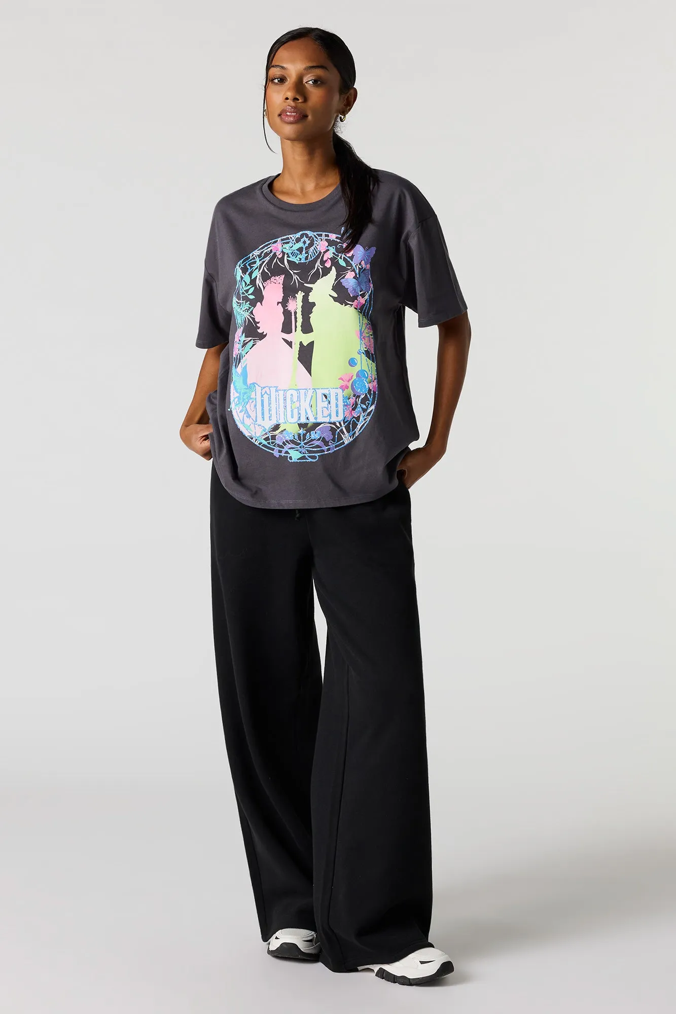 Wicked Graphic Boyfriend T-Shirt sold by Urban Planet product image thumbnail 3