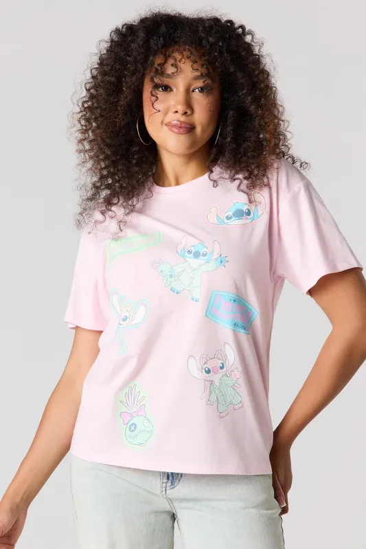 Stitch Graphic Boyfriend T-Shirt sold by Urban Planet