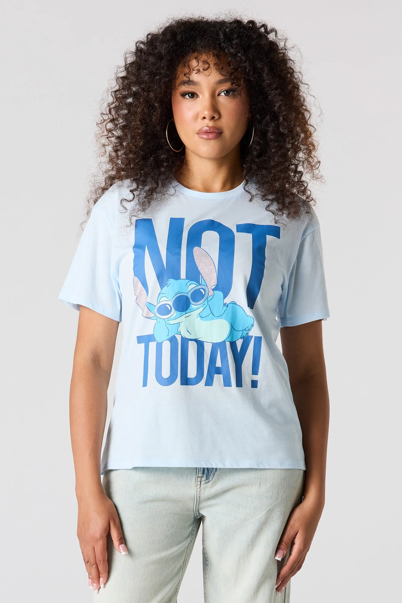 Stitch Graphic Boyfriend T-Shirt sold by Urban Planet product image thumbnail 4