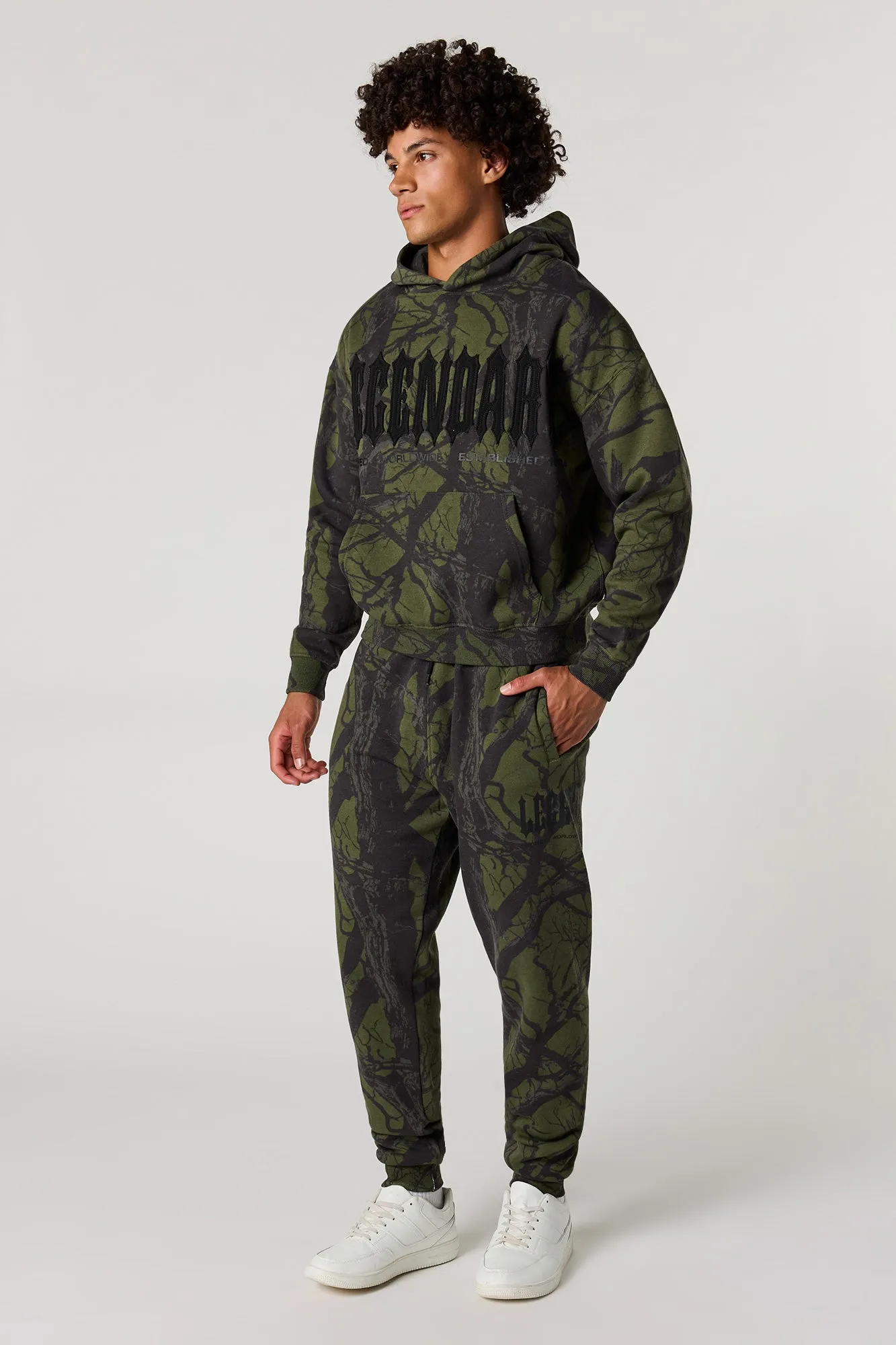 Legendary Graphic Camo Fleece Jogger sold by Urban Planet product image thumbnail 2