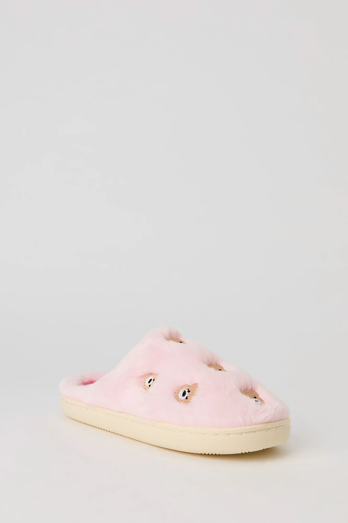Bear Embroidered Slippers sold by Urban Planet product image thumbnail 3