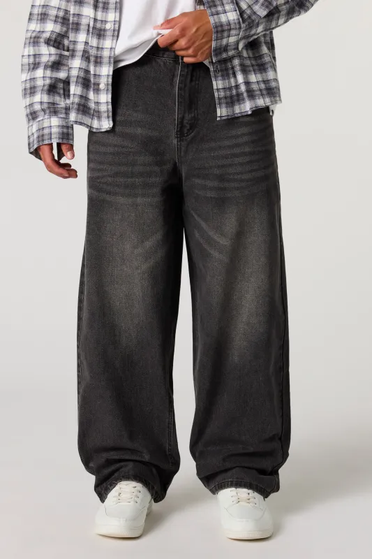 Skater Washed Black Jean sold by Urban Planet