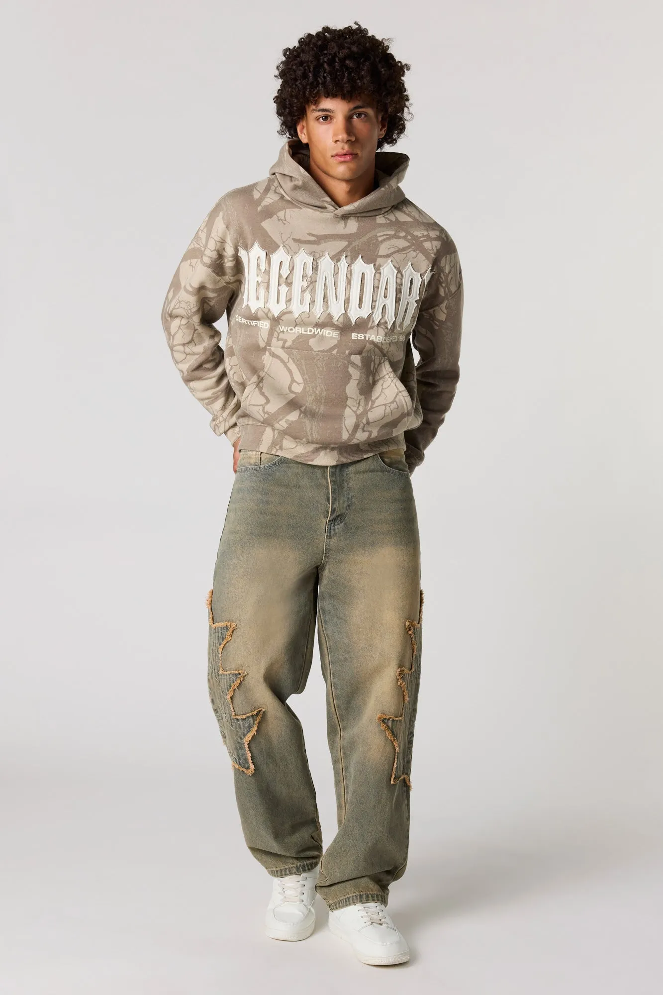 Star Applique Baggy Jean sold by Urban Planet product image thumbnail 2