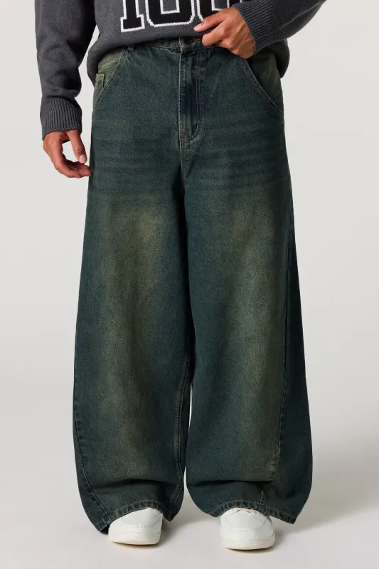 Ultra Baggy Jean with Graphic Pocket sold by Urban Planet