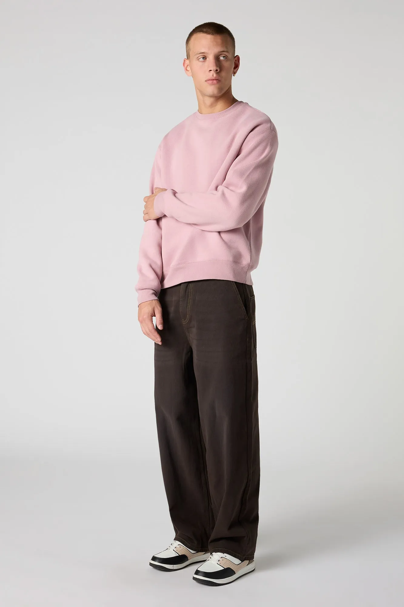 Fleece Sweatshirt sold by Urban Planet product image thumbnail 3