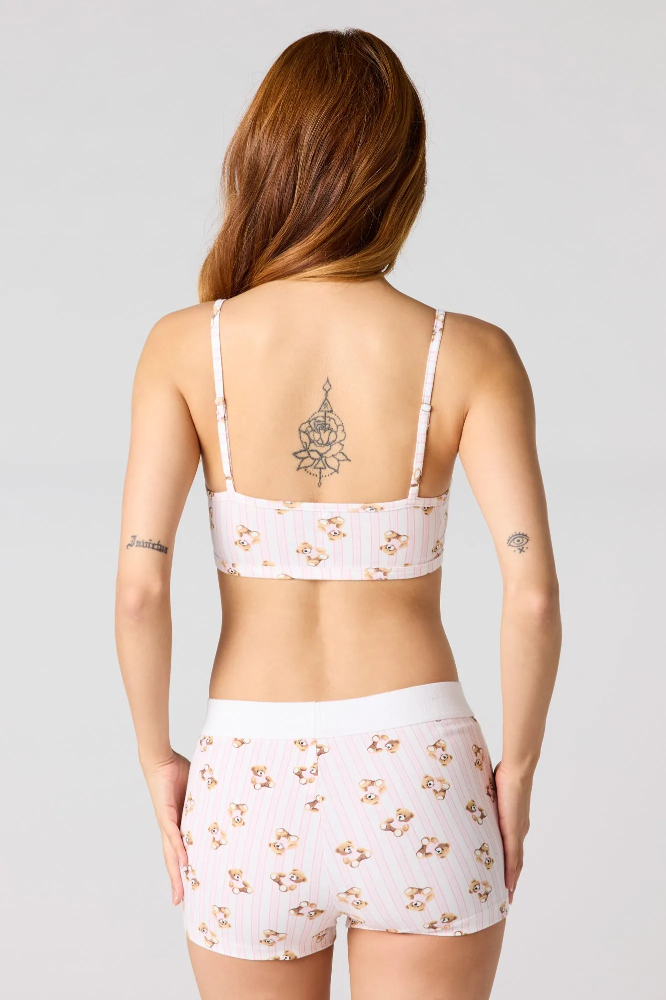 Cropped Tank & Boxer Short Set sold by Urban Planet product image thumbnail 3