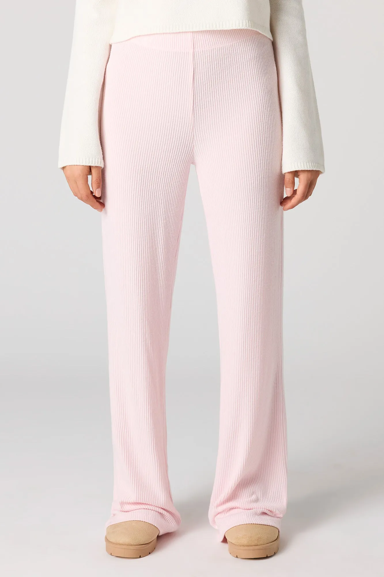 Ribbed Wide Leg Pant sold by Urban Planet product image thumbnail 2