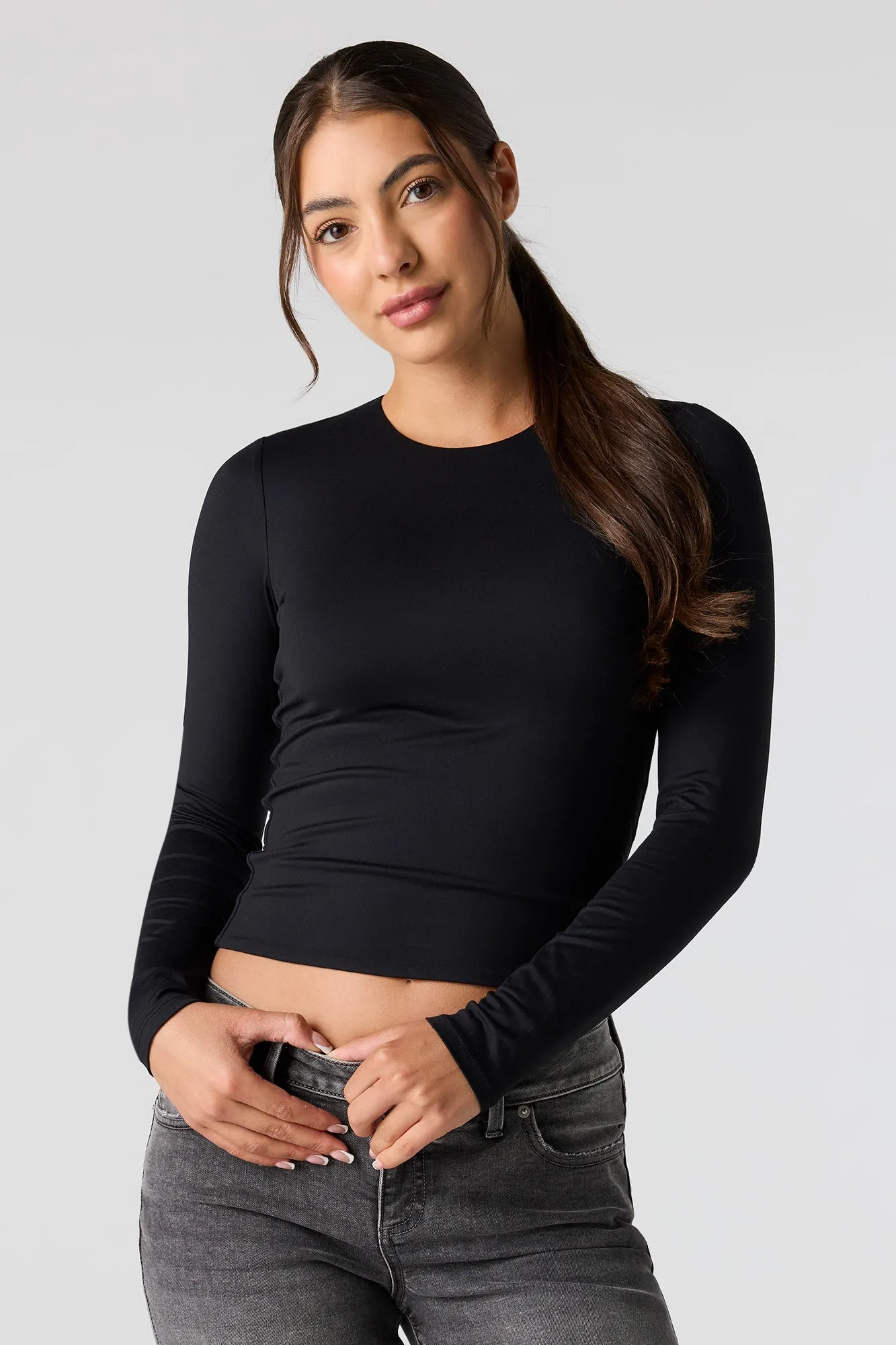 Contour Classic Long Sleeve Top sold by Urban Planet product image thumbnail 4