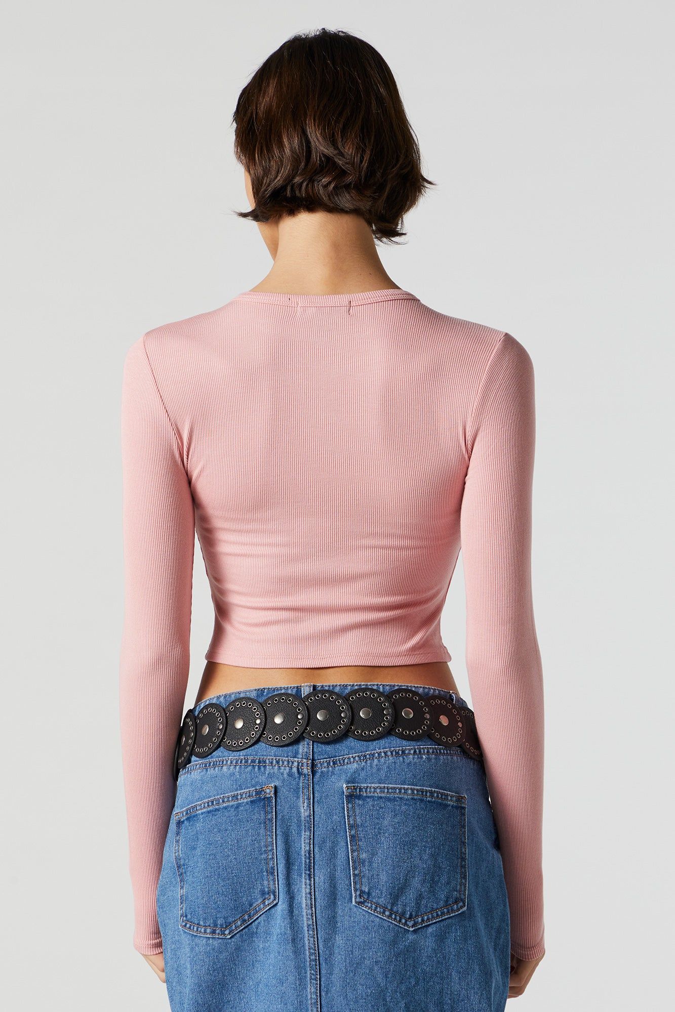 Ribbed Houston Graphic Long Sleeve Top sold by Urban Planet product image thumbnail 5