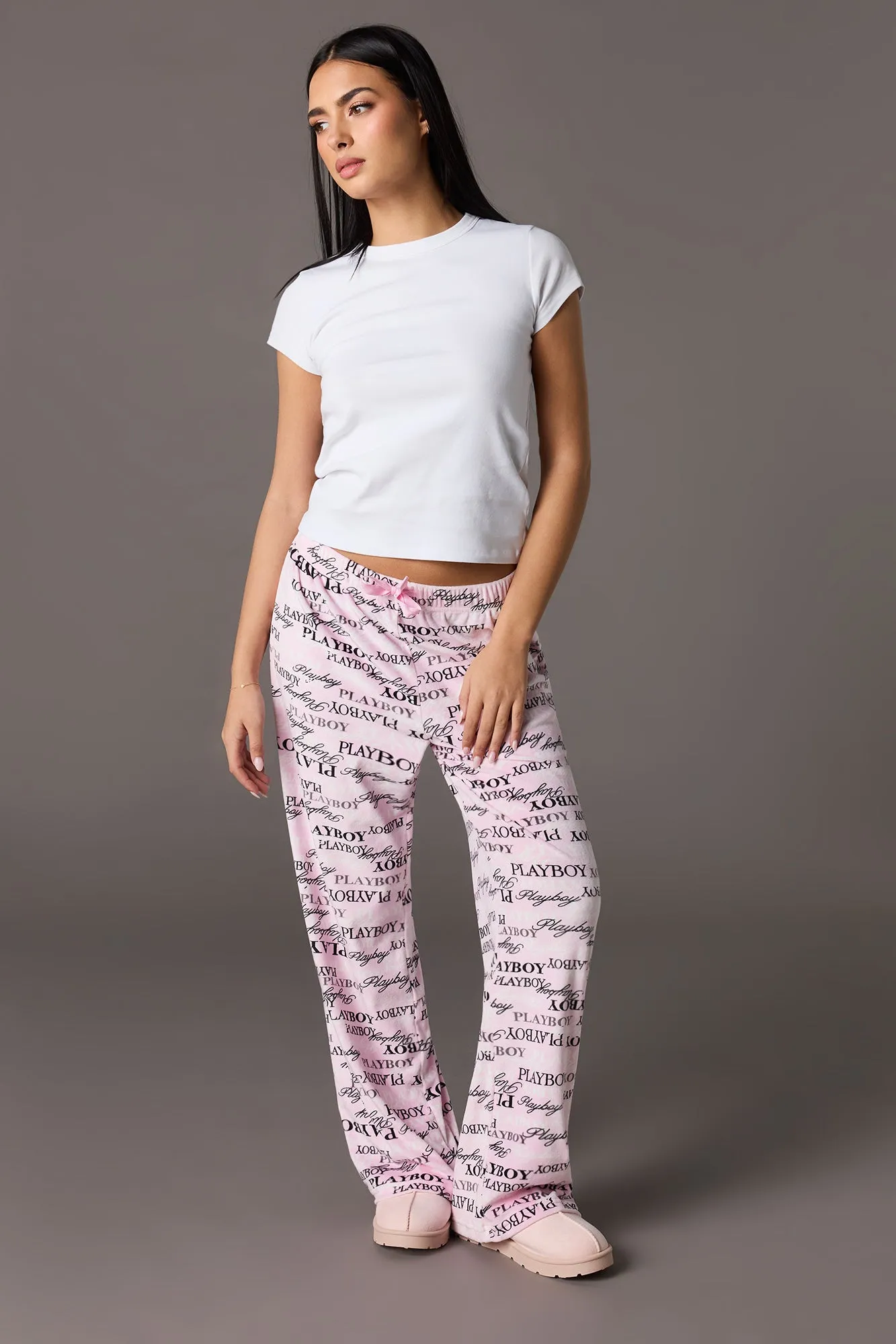 Playboy Velour Printed Pajama Pant sold by Urban Planet product image thumbnail 4