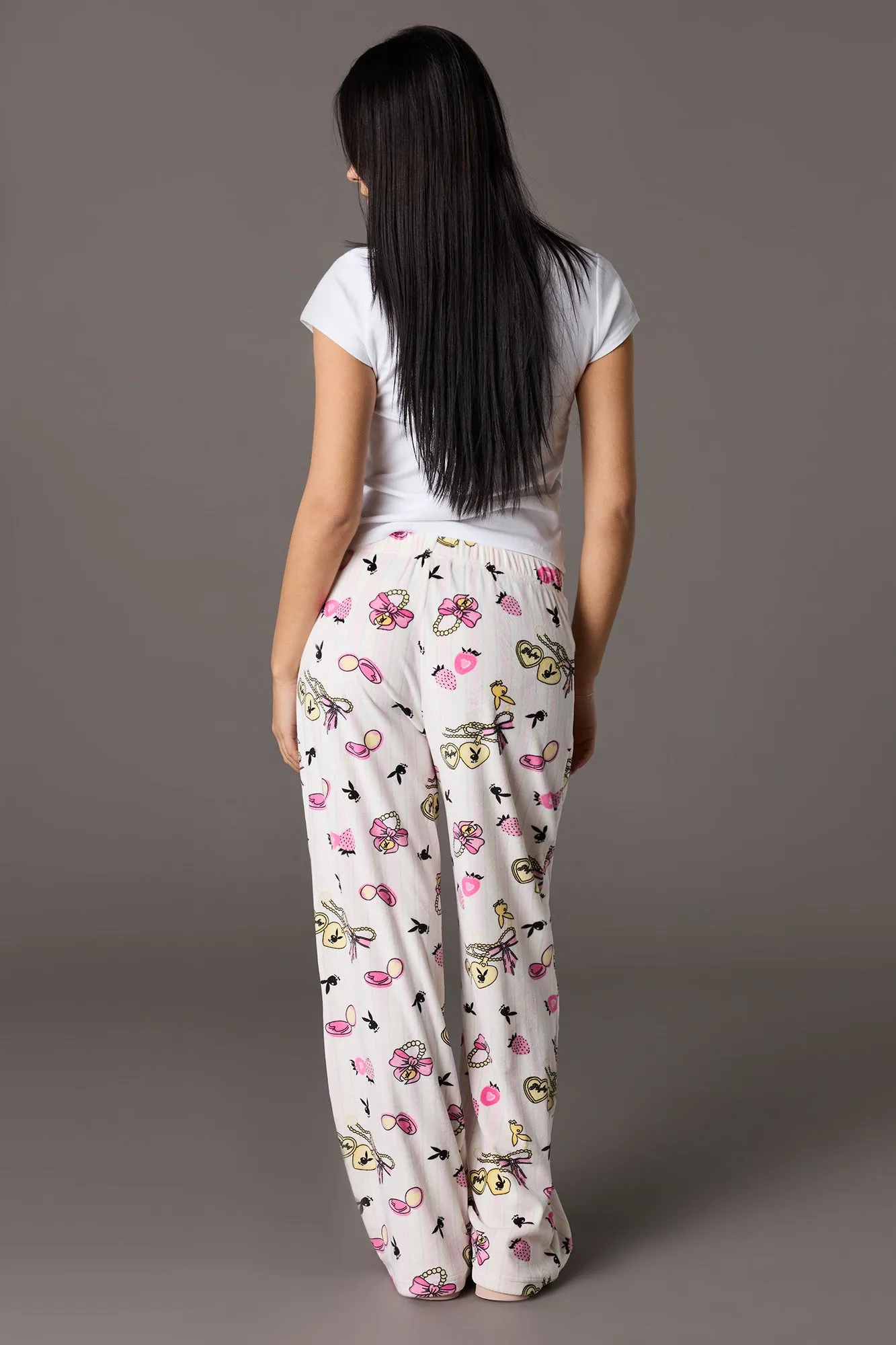 Playboy Velour Printed Pajama Pant sold by Urban Planet product image thumbnail 3