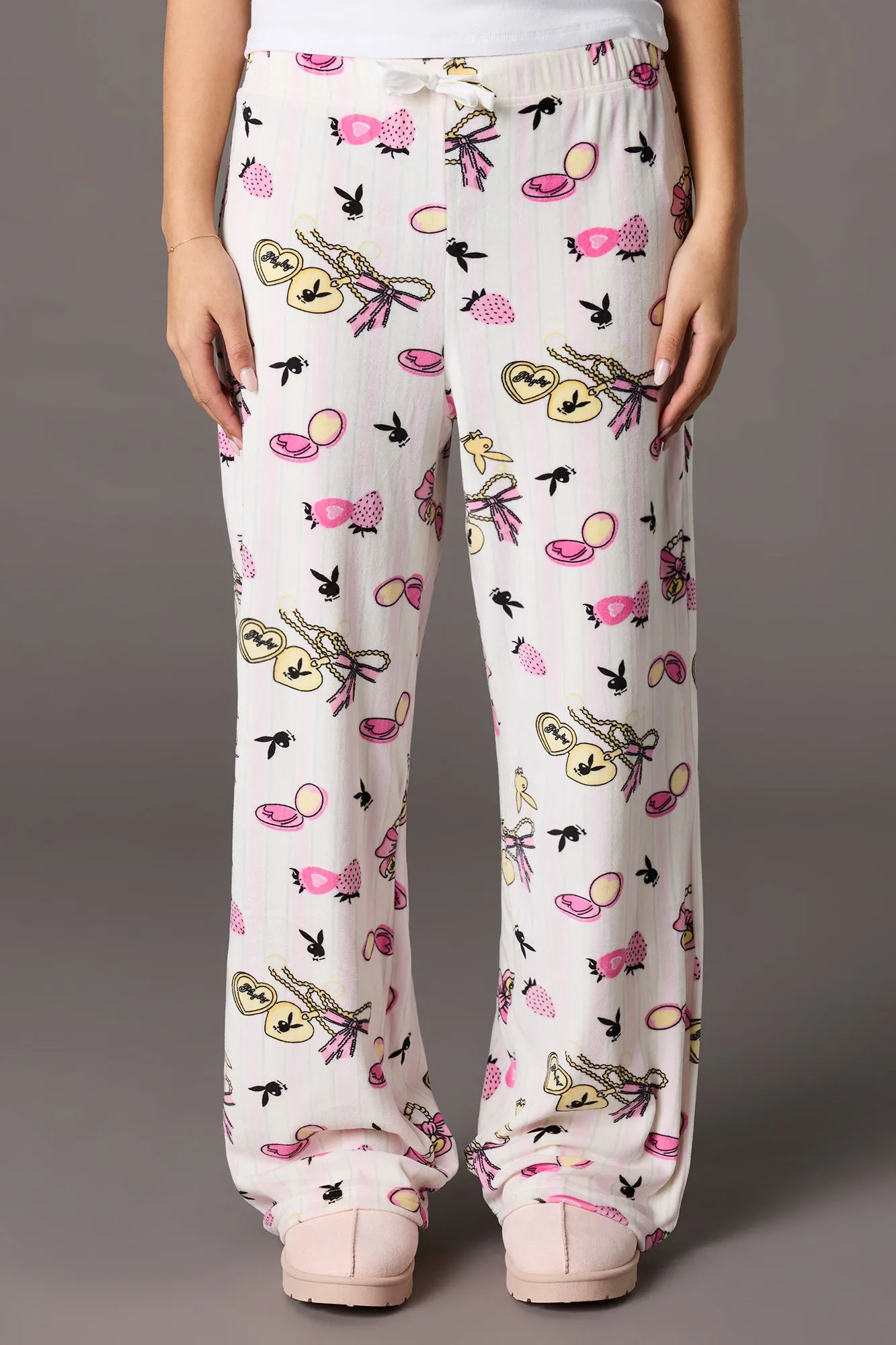 Playboy Velour Printed Pajama Pant sold by Urban Planet product image thumbnail 2