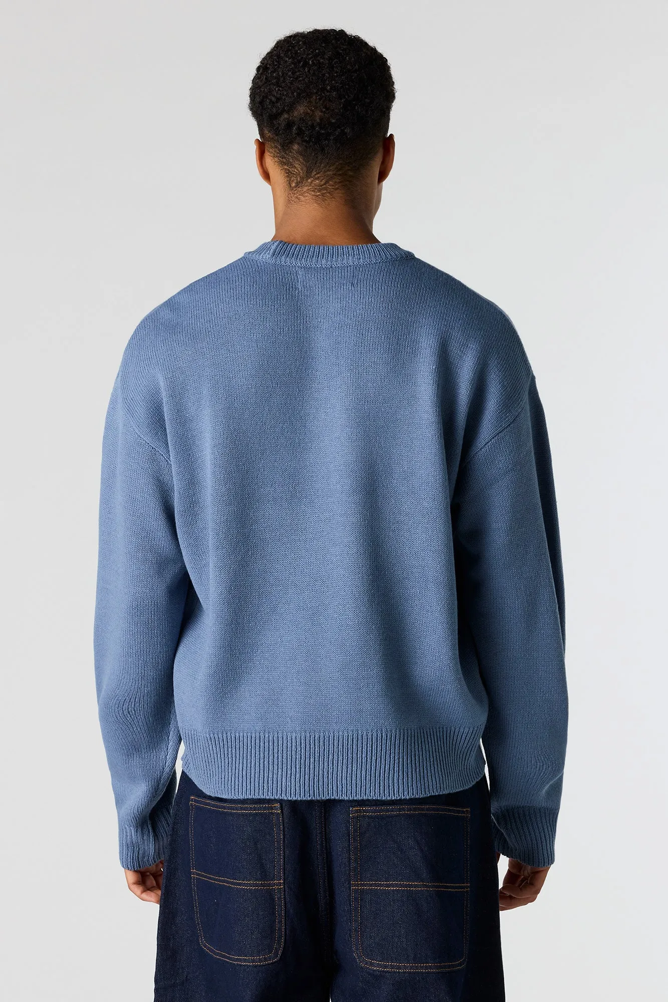 Embroidered Boxy Sweater sold by Urban Planet product image thumbnail 2