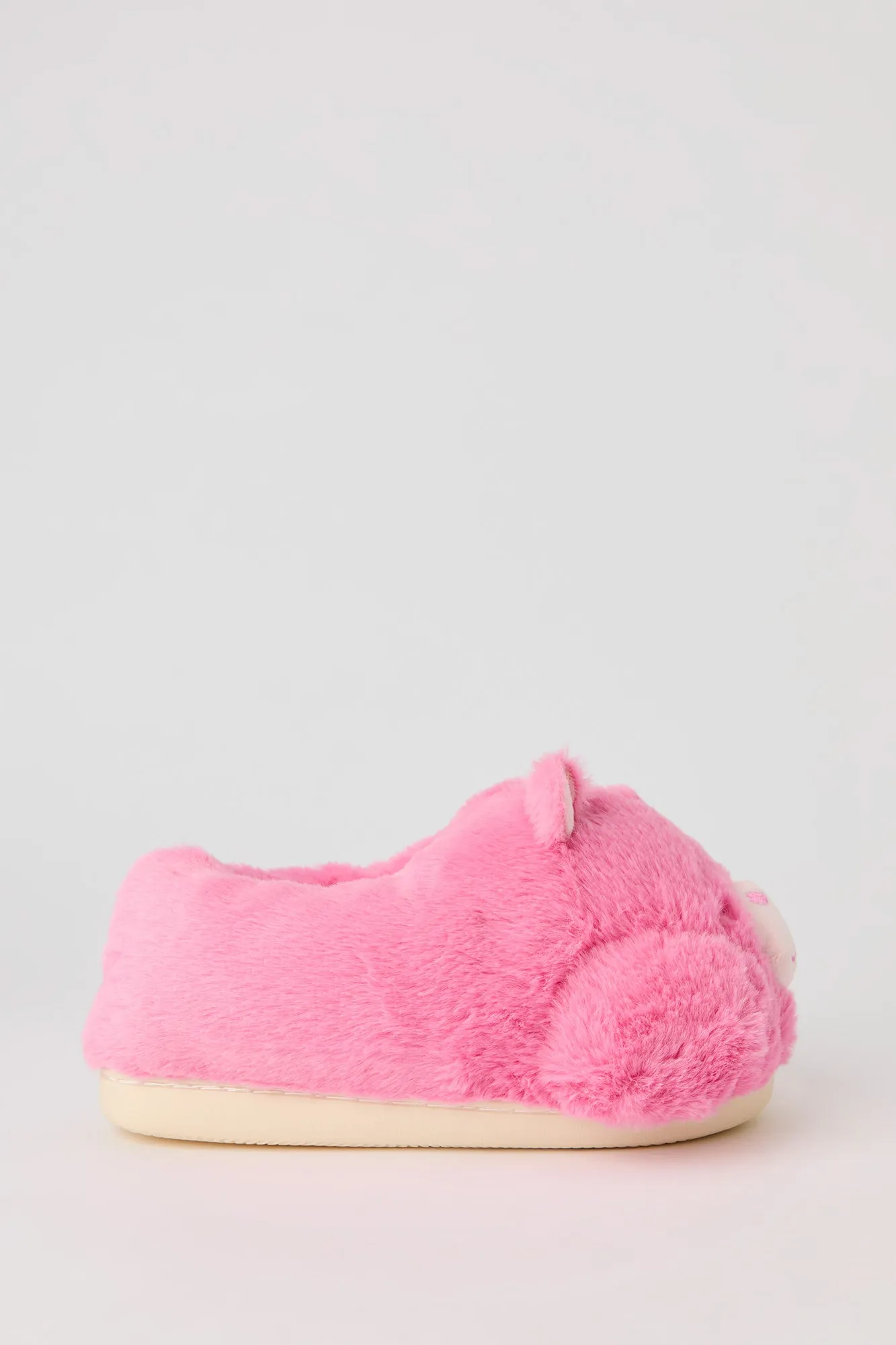 3D Bear Faux Fur Slippers sold by Urban Planet product image thumbnail 2