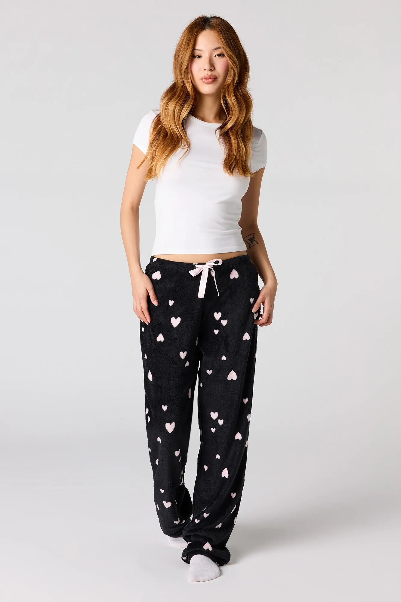 Plush Printed Pajama Pant sold by Urban Planet product image thumbnail 4