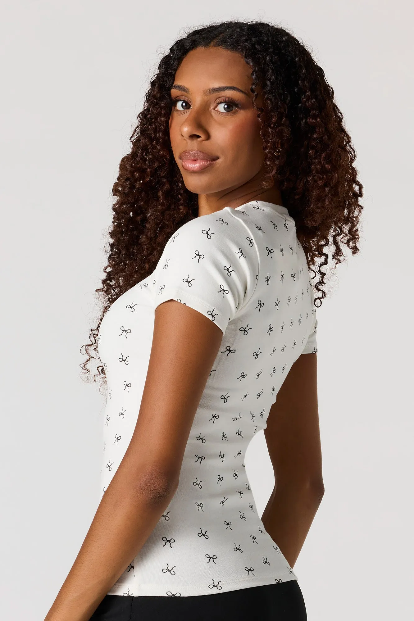 Ribbed T-Shirt sold by Urban Planet product image thumbnail 2