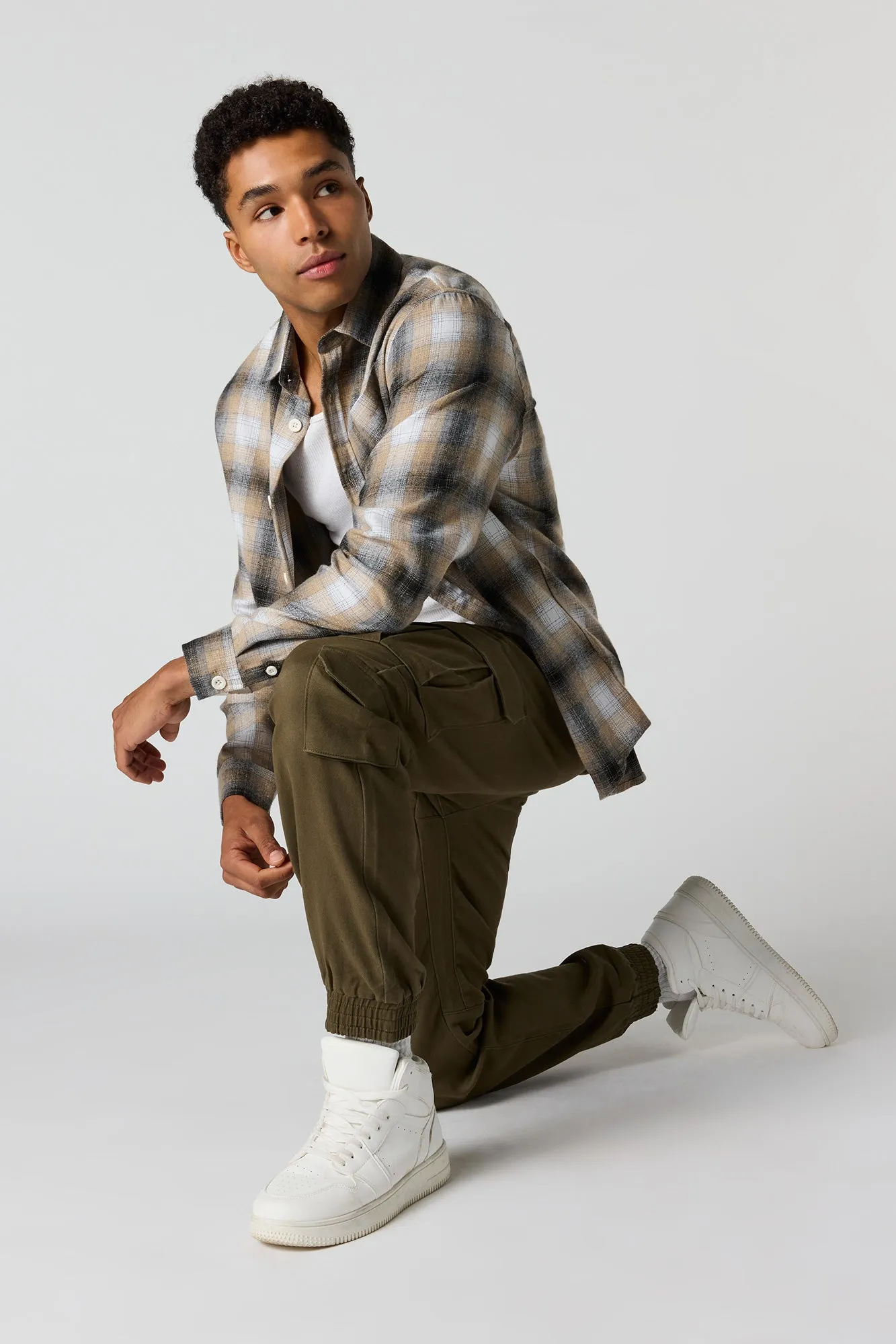 Multi Pocket Cargo Jogger sold by Urban Planet