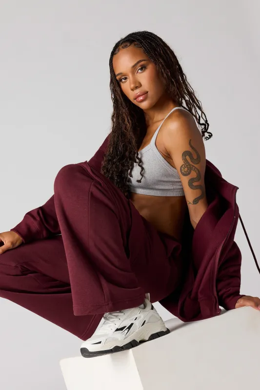 Wide Leg Cargo Fleece Sweatpant sold by Urban Planet