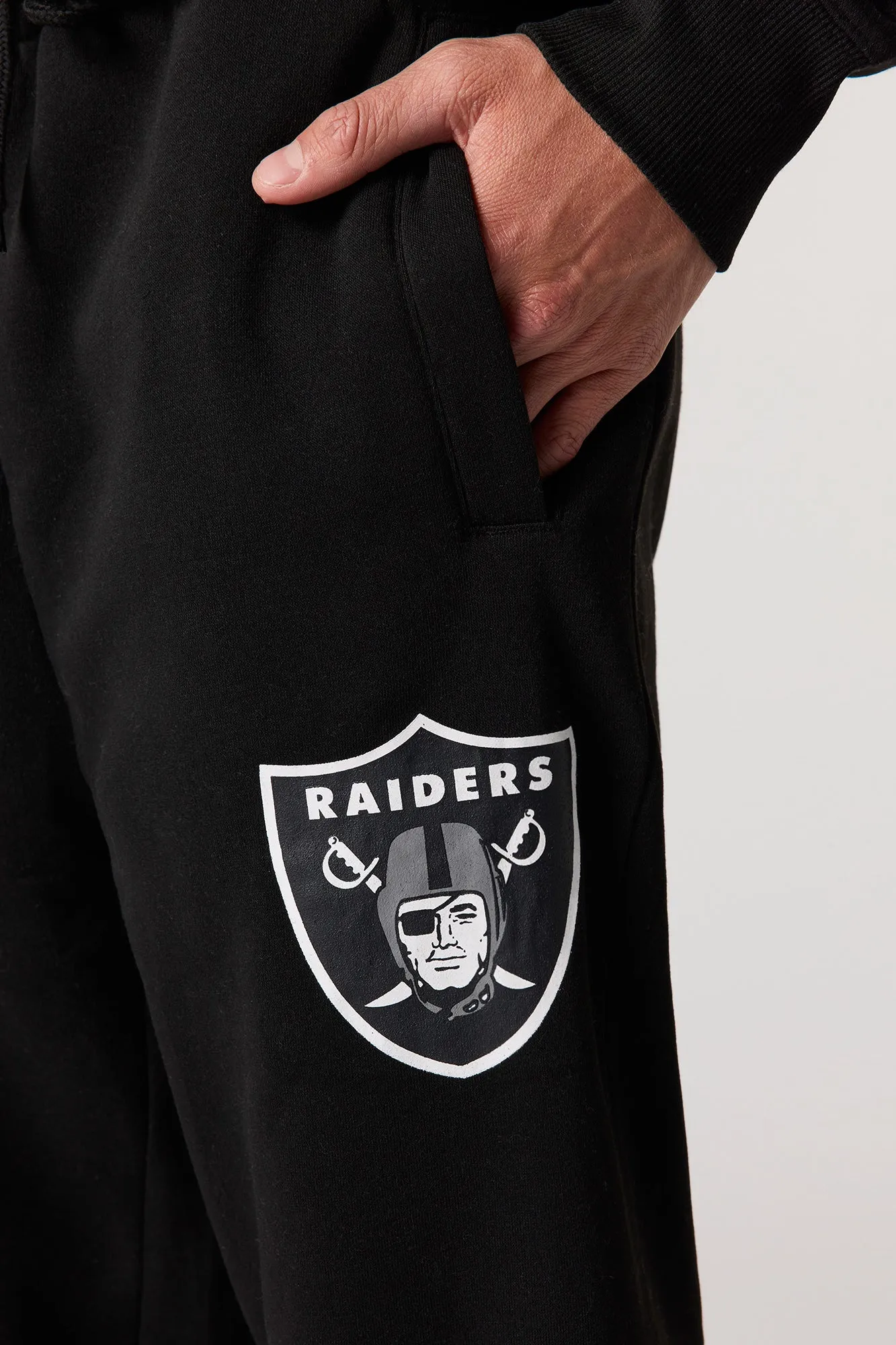 Las Vegas Raiders Football Graphic Fleece Jogger sold by Urban Planet product image thumbnail 4