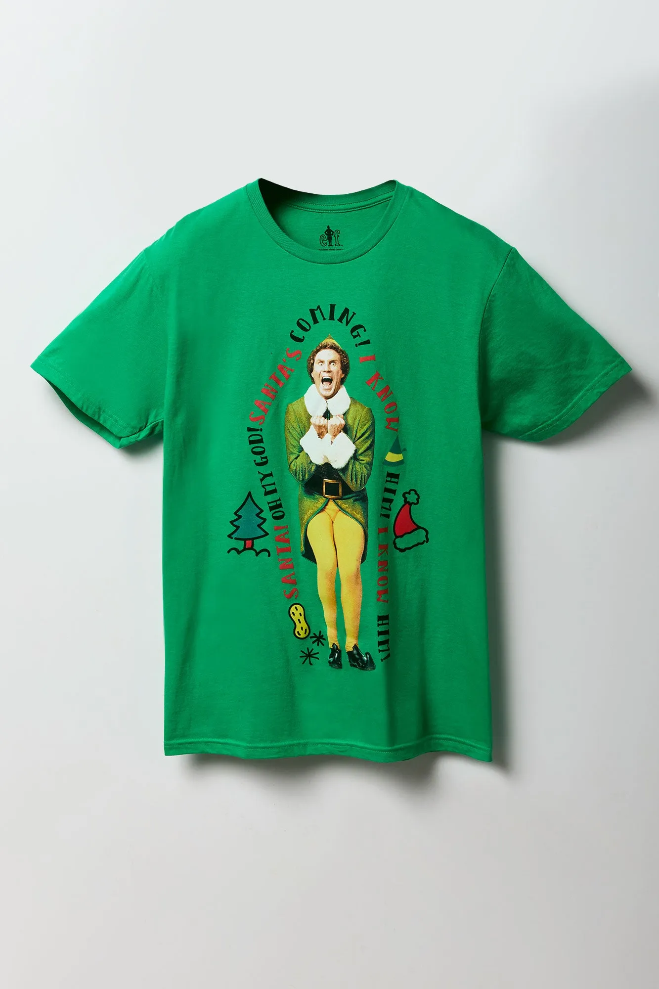 Elf Puff Print T-Shirt sold by Urban Planet