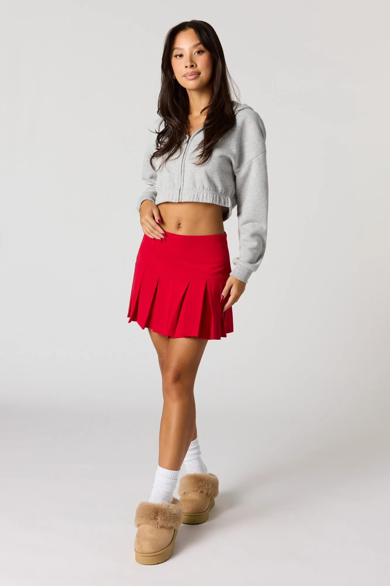 Crepe Knit Mini Skort sold by Urban Planet product image thumbnail 3