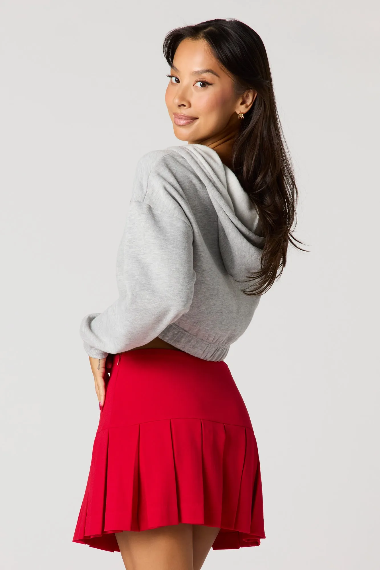 Crepe Knit Mini Skort sold by Urban Planet product image thumbnail 2