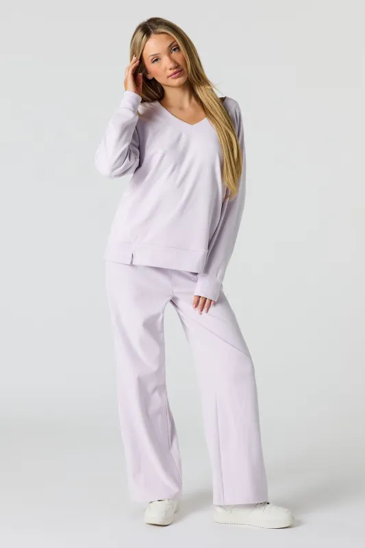Wide Leg Fleece Sweatpant sold by Urban Planet