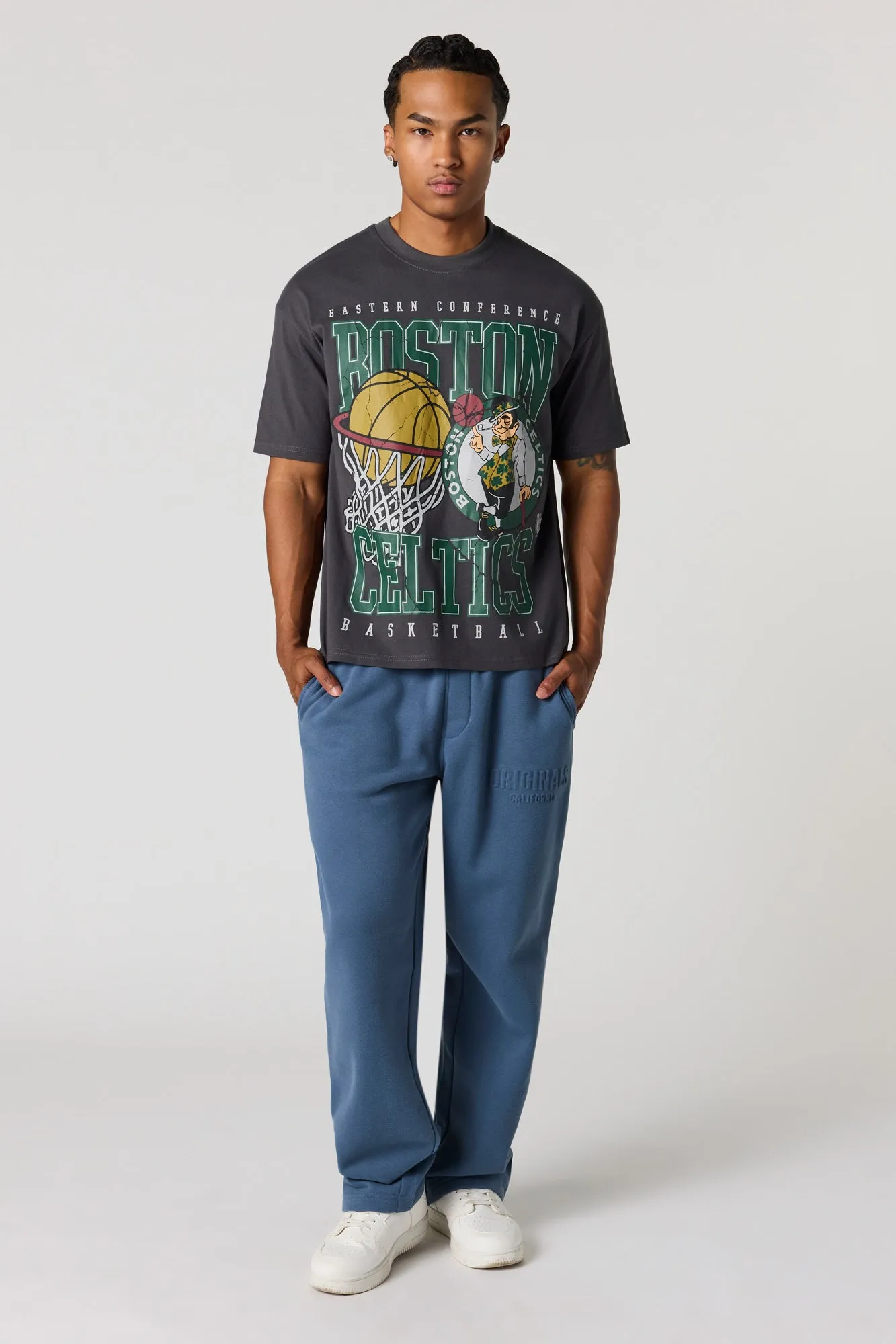 Boston Celtics Relaxed Graphic T-Shirt sold by Urban Planet product image thumbnail 3