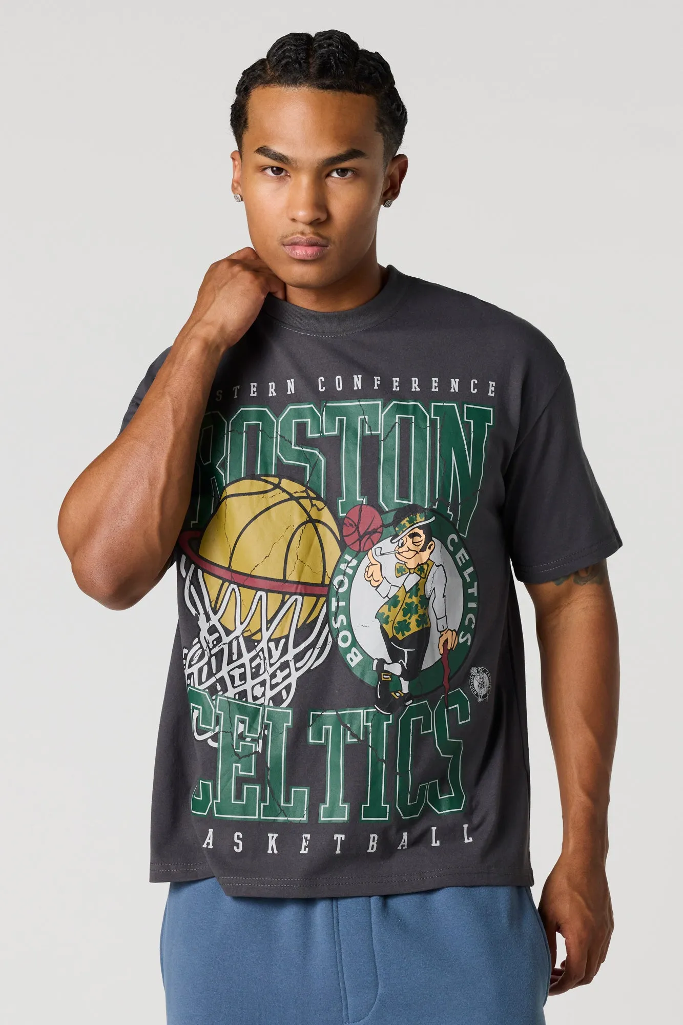 Boston Celtics Relaxed Graphic T-Shirt sold by Urban Planet