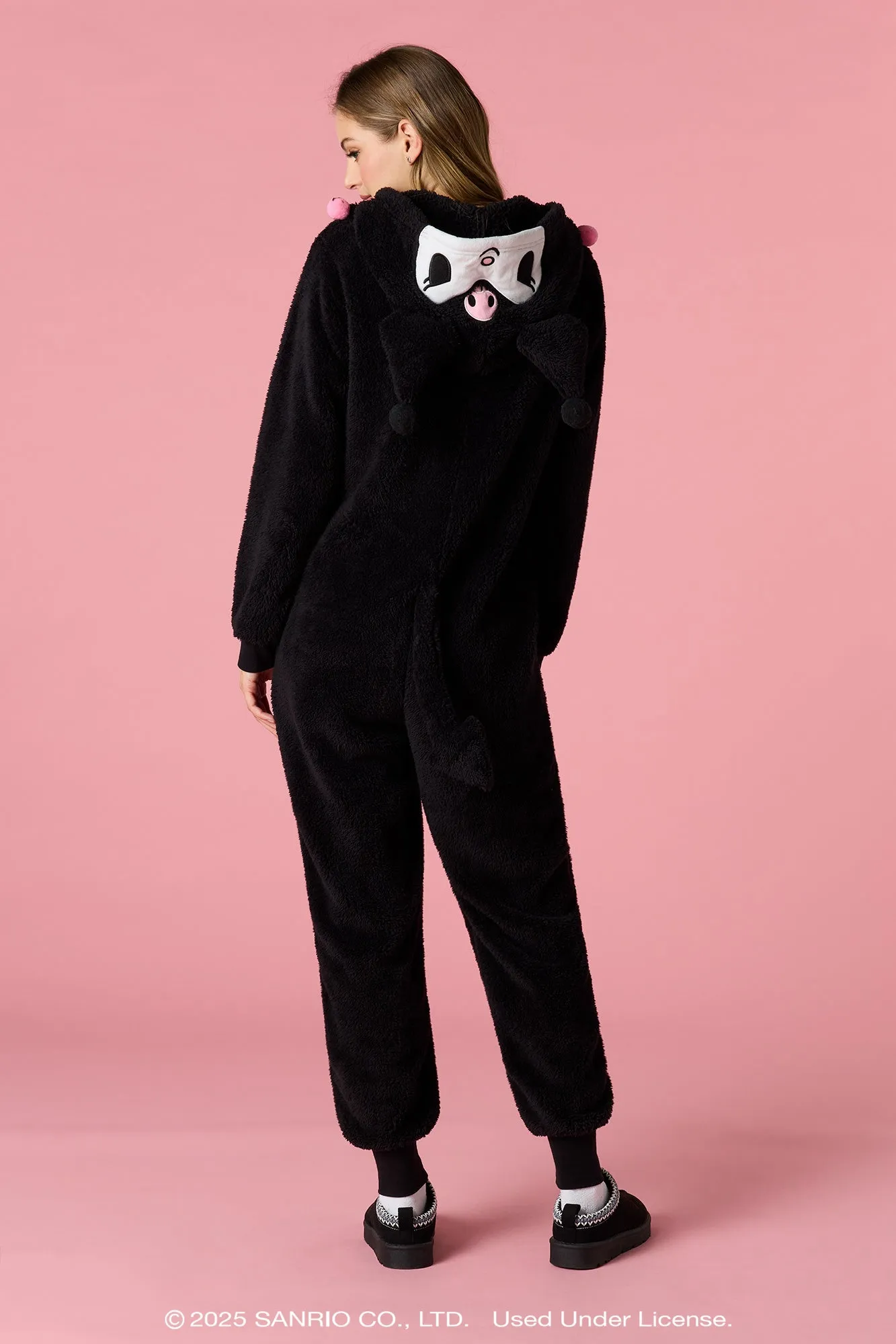 Kuromi™ 3D Sherpa Onesie sold by Urban Planet product image thumbnail 4