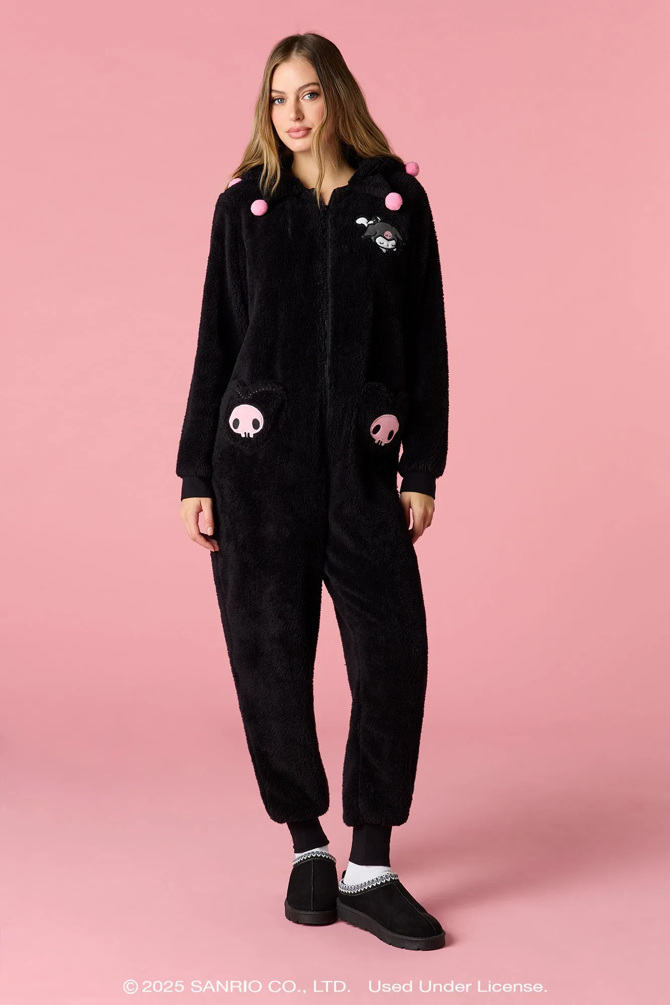 Kuromi™ 3D Sherpa Onesie sold by Urban Planet product image thumbnail 3