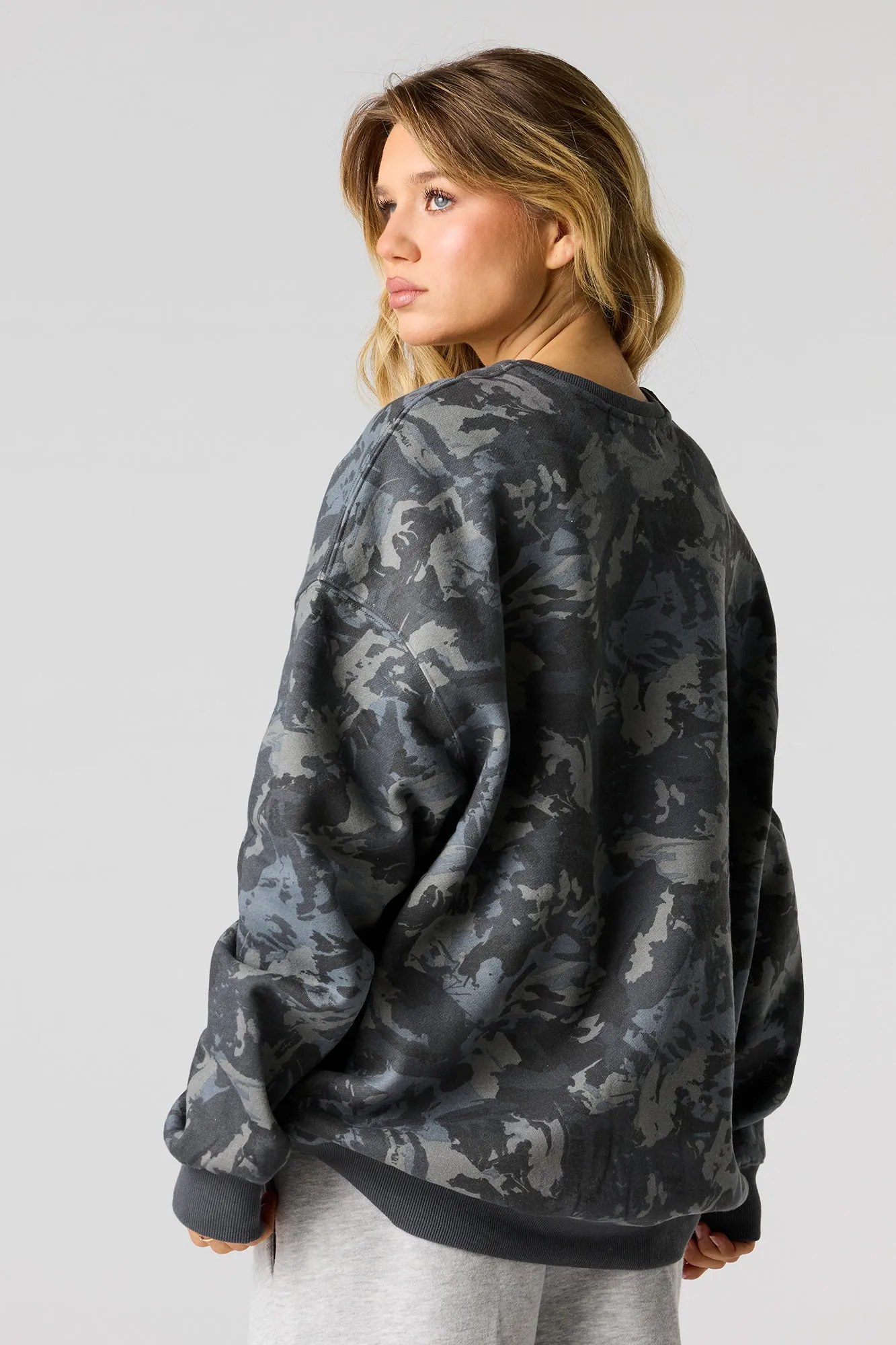 Luxe Fleece Oversized Sweatshirt sold by Urban Planet product image thumbnail 2