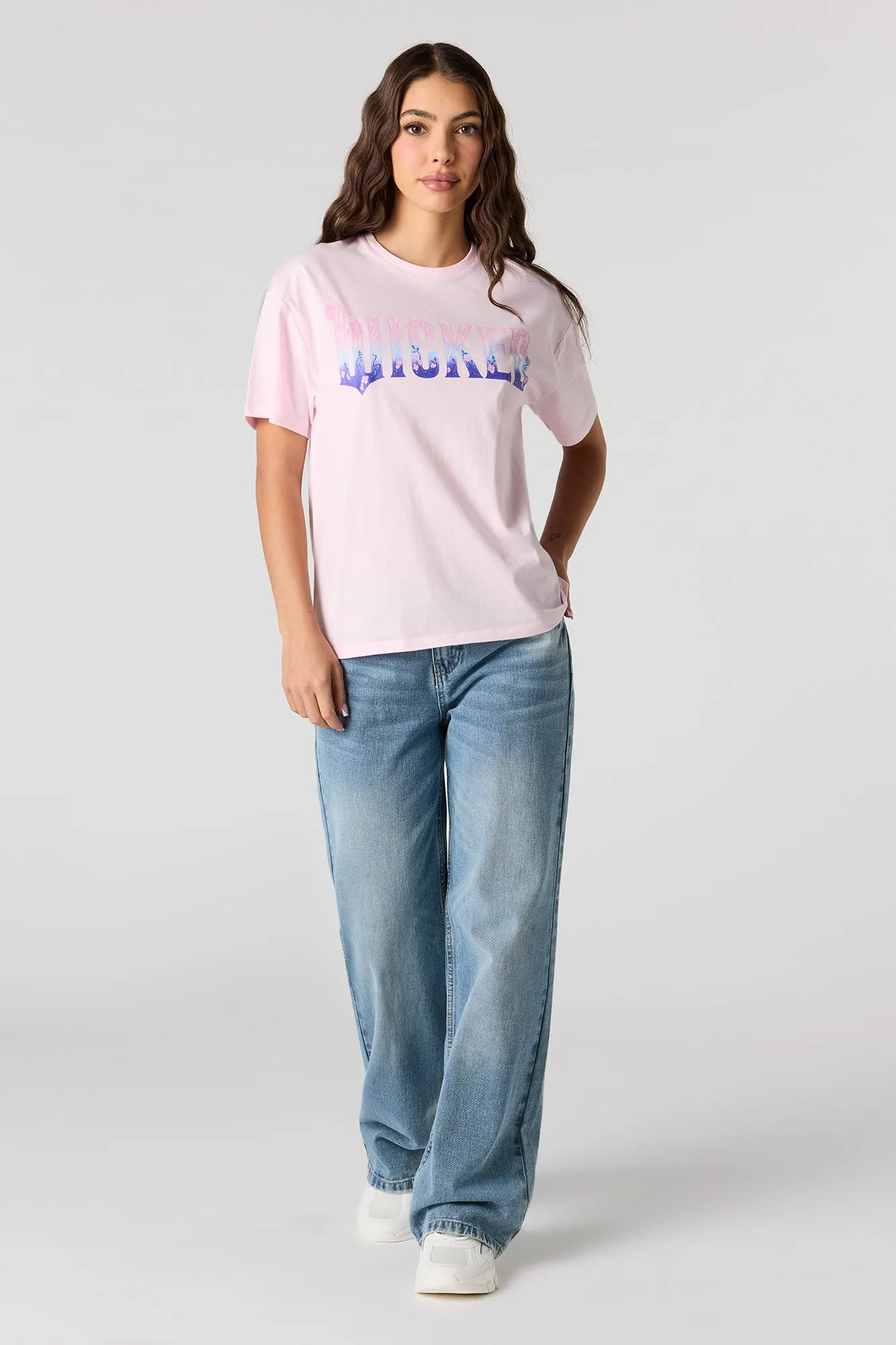 Wicked Graphic Boyfriend T-Shirt sold by Urban Planet product image thumbnail 3