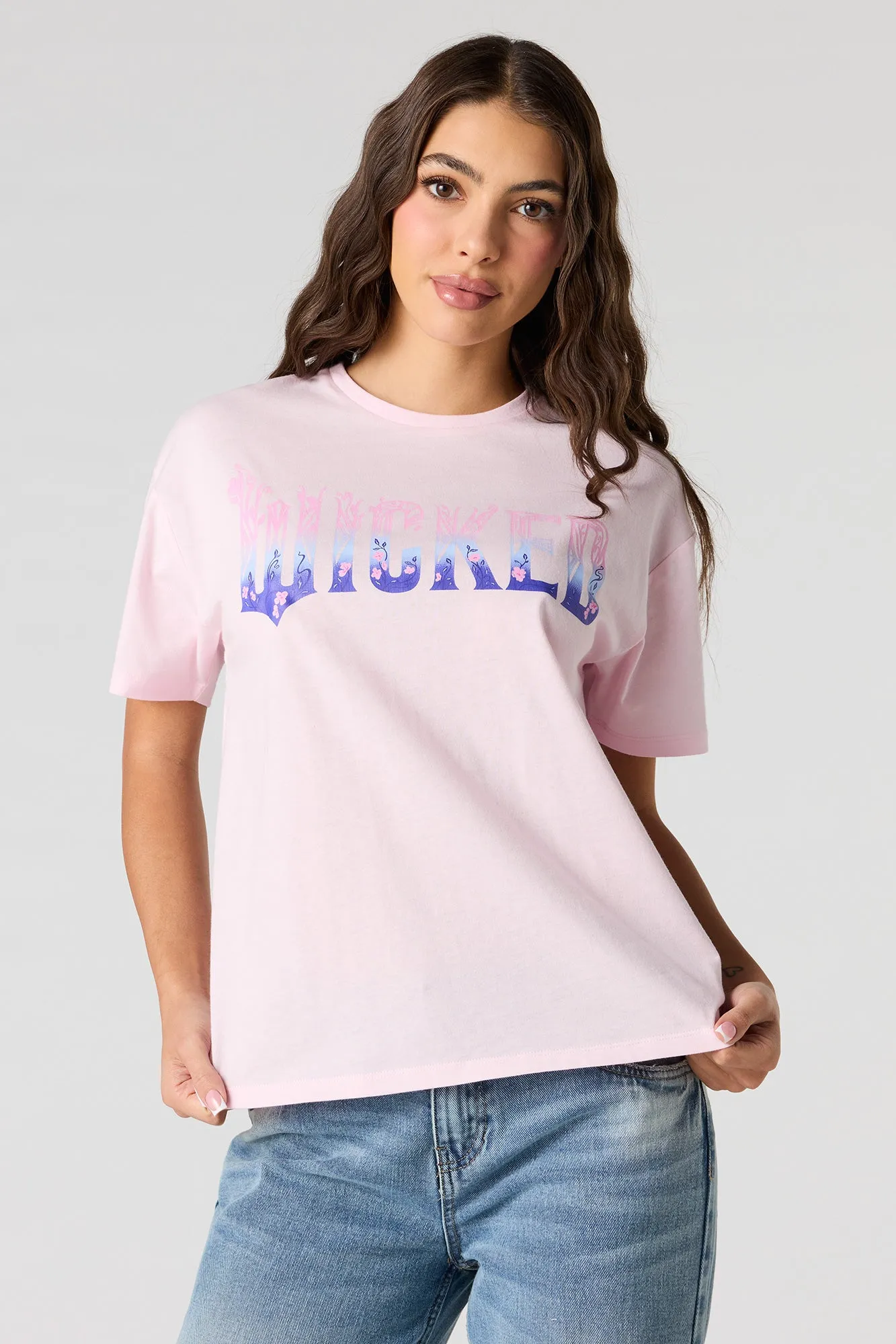 Wicked Graphic Boyfriend T-Shirt sold by Urban Planet product image thumbnail 2