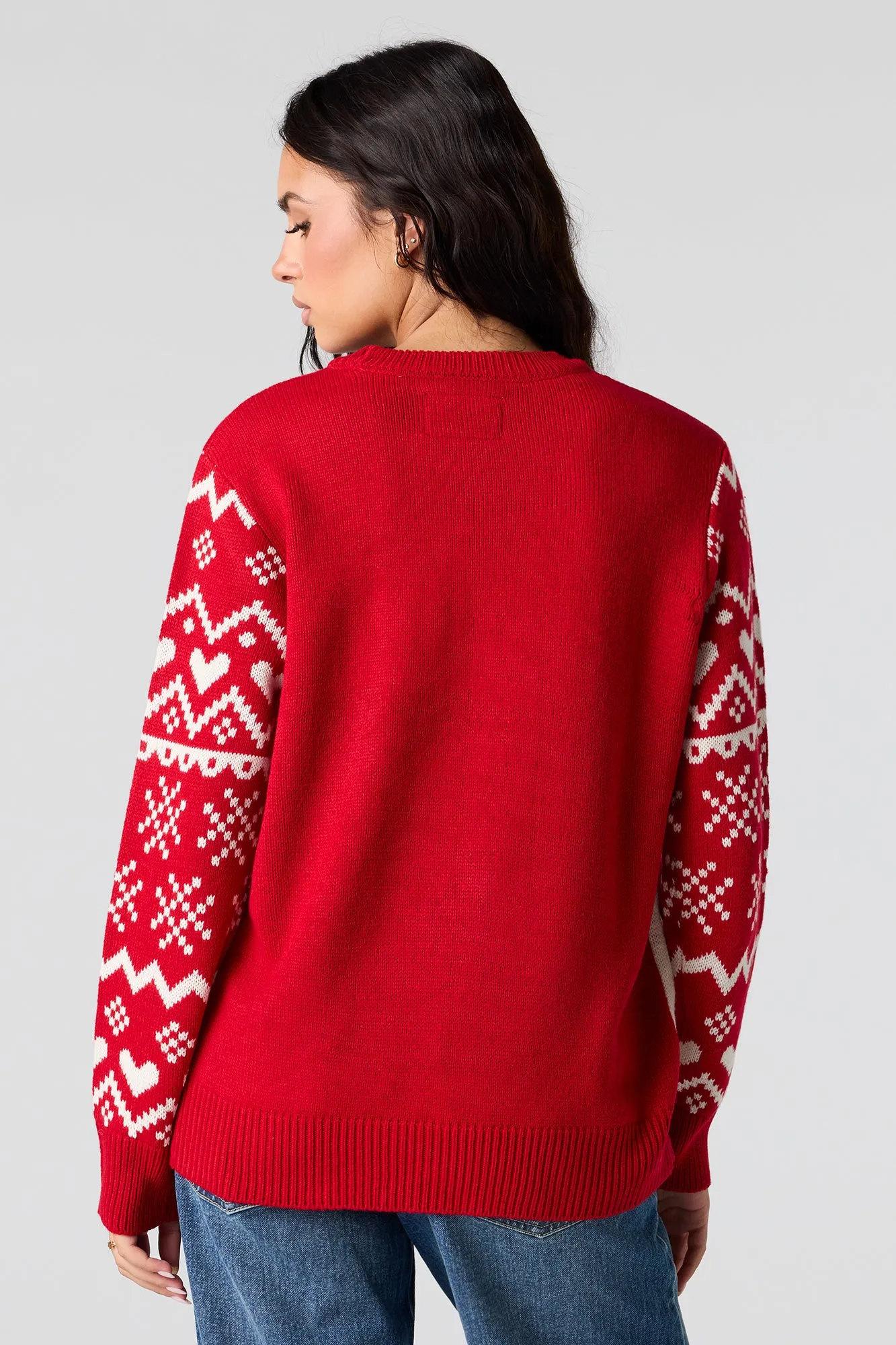 Gingerbread Jacquard Christmas Sweater sold by Urban Planet product image thumbnail 2